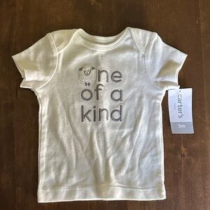 New Carters One of A‎ Kind 3 Month Baby Unisex Tee Sheep Animal Cute Farm Kids